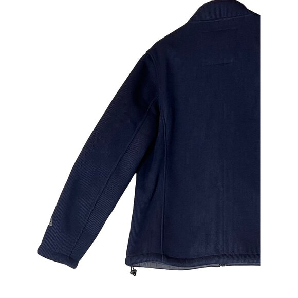 Gerry Navy Full-Zip Fleece Jacket L Men's 100% Polyester Warm & Cozy Outerwear - Picture 10 of 16